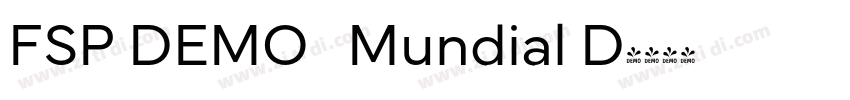 FSP DEMO   Mundial D字体转换